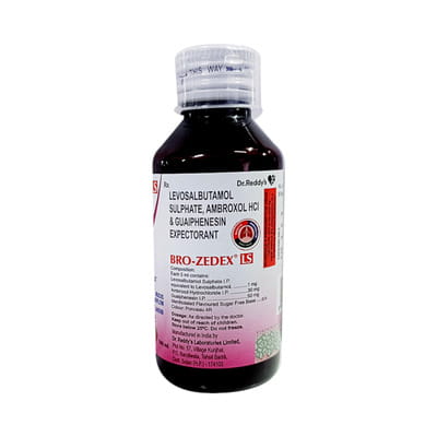 Bro Zedex Ls Raspberry Flavour Bottle Of 100ml Expectorant