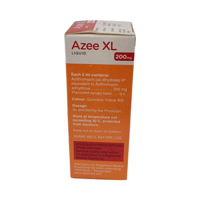 Azee Xl 200mg Peppermint And Orange Flavour Bottle Of 30ml Oral Liquid