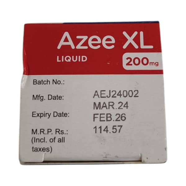 Azee XL 200mg Oral Liquid | Peppermint And Orange Flavour
