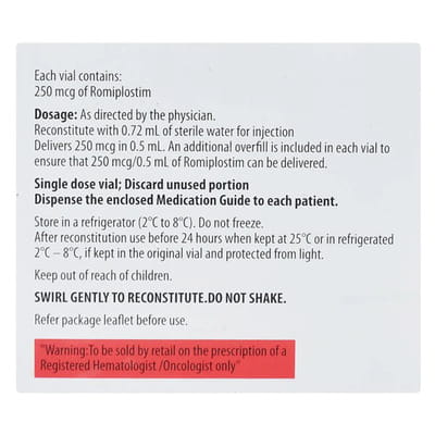 Romy 250mcg Dry Vial Of 0.5ml Powder For Injection