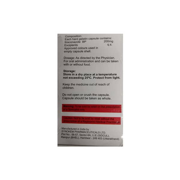 Itler 200mg Strip Of 10 Capsules