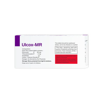 Ulcox Mr 60/4mg Strip Of 10 Tablets