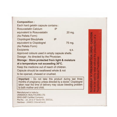 Rozula Cv 20mg Strip Of 10 Capsules