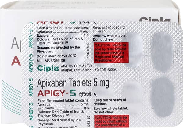 Apigy 5Mg Strip Of 10 Tablets