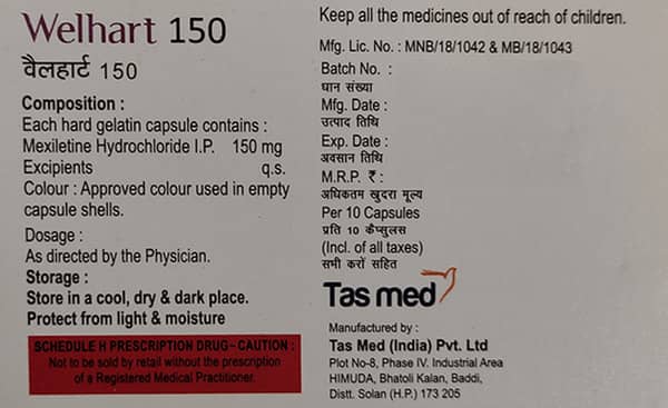 Welhart 150mg Strip Of 10 Capsules
