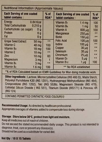Zincorap Strip Of 15 Tablets