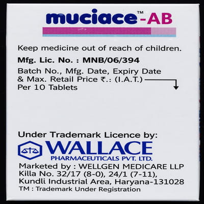 Muciace Ab Strip Of 10 Tablets