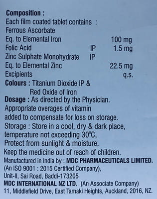 Scor Hb Strip Of 10 Tablets