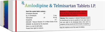 Telmizem 40mg Am Strip Of 10 Tablets