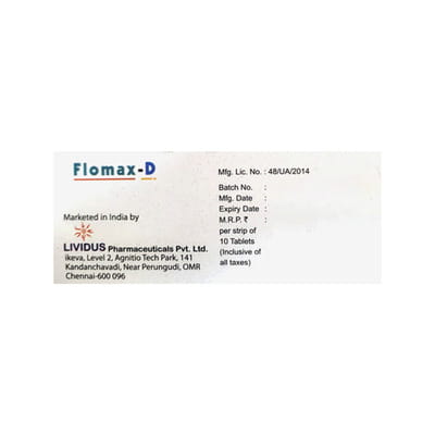 Flomax D Strip Of 10 Tablets