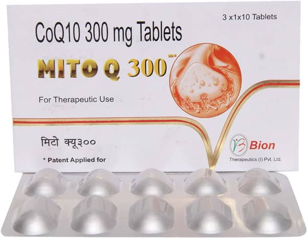 Mito Q 300mg Strip Of 10 Tablets