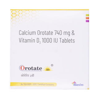 Orotate 3D Strip Of 15 Tablets