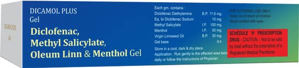 Dicamol Plus Tube Of 30Gm Gel