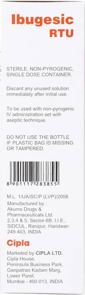Ibugesic RTU Solution for Infusion