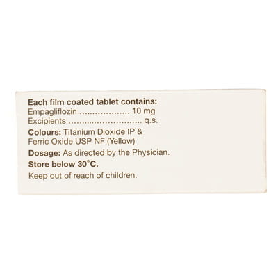 Empacip 10mg Strip Of 10 Tablets