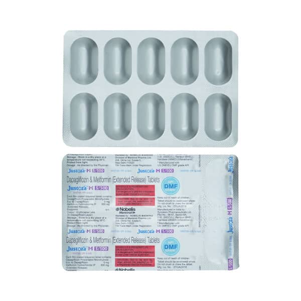 Justoza M 5/500mg Strip Of 10 Tablets