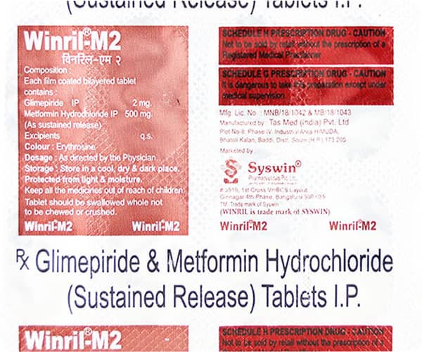 Winril M 2mg Strip Of 10 Tablets