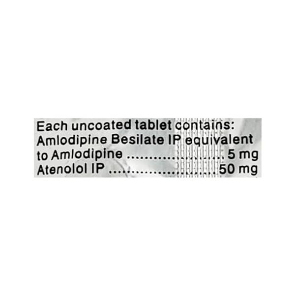 Amlip At 5/25mg Strip Of 10 Tablets