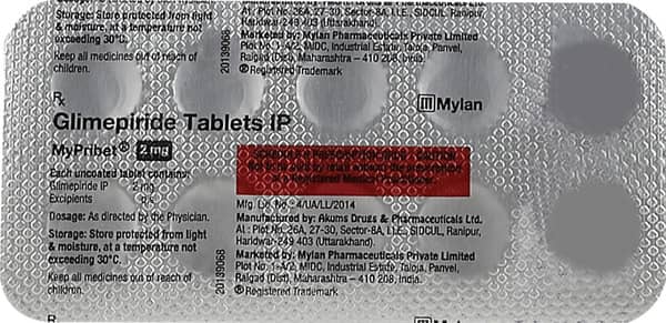 Mypribet 2Mg Strip Of 10 Tablets
