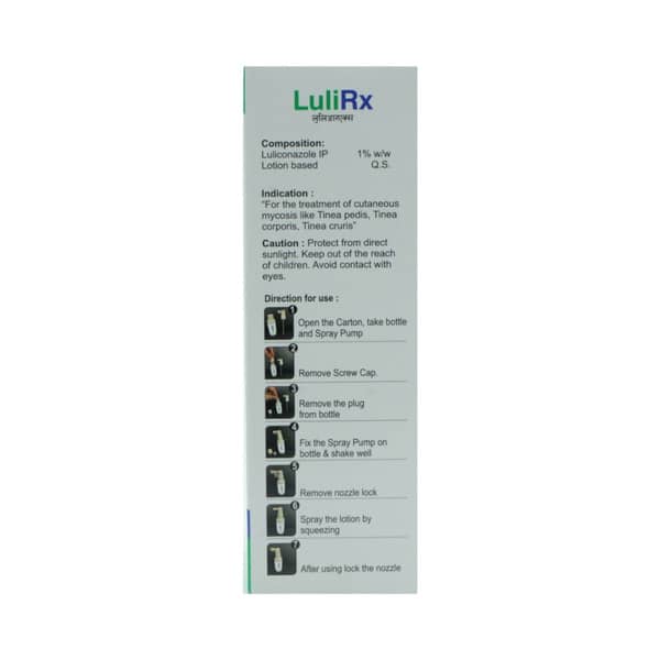 Lulirx 1% Bottle Of 50ml Spray