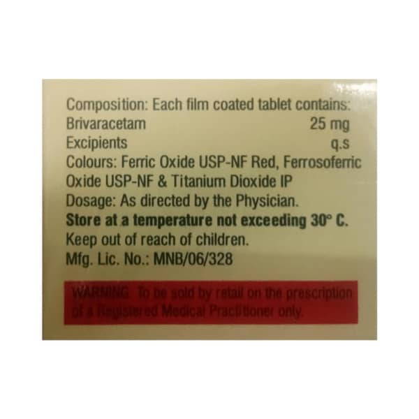 Brivgard 25Mg Strip Of 10 Tablets