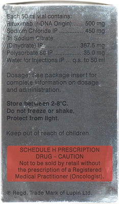 Lupiximab 500mg Vial Of 50ml Solution For Injection