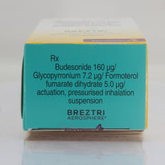 Breztri Aerosphere Box Of 120md Metered Dose Inhaler: Uses, Side ...