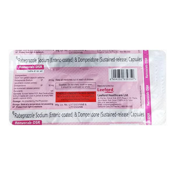Renvorab Dsr Strip Of 15 Capsules