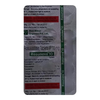 Rosunova 10Mg Strip Of 15 Tablets