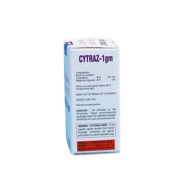 Cytraz 1 Gm Dry Vial Of 1 Powder For Injection
