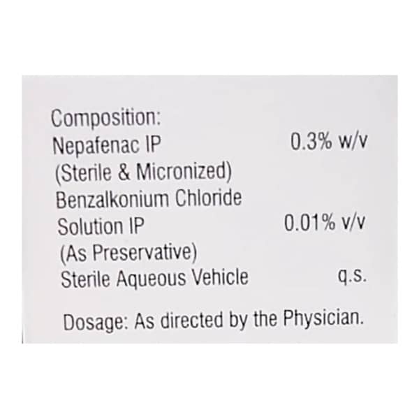 Nepastar Od Bottle Of 3Ml Eye Drops