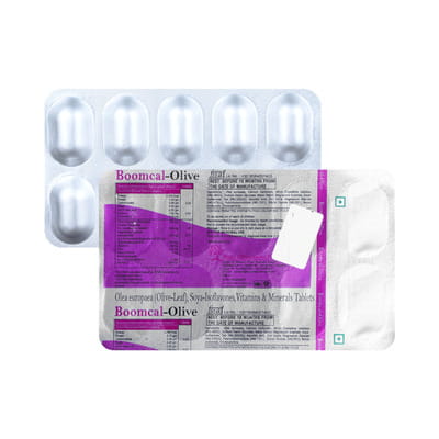 Boomcal Olive Strip Of 10 Tablets