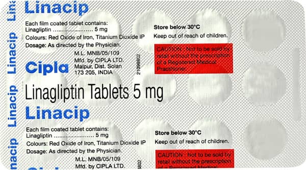 Linacip 5mg Strip Of 15 Tablets
