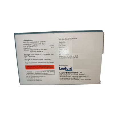 Dapaford 10mg Strip Of 15 Tablets