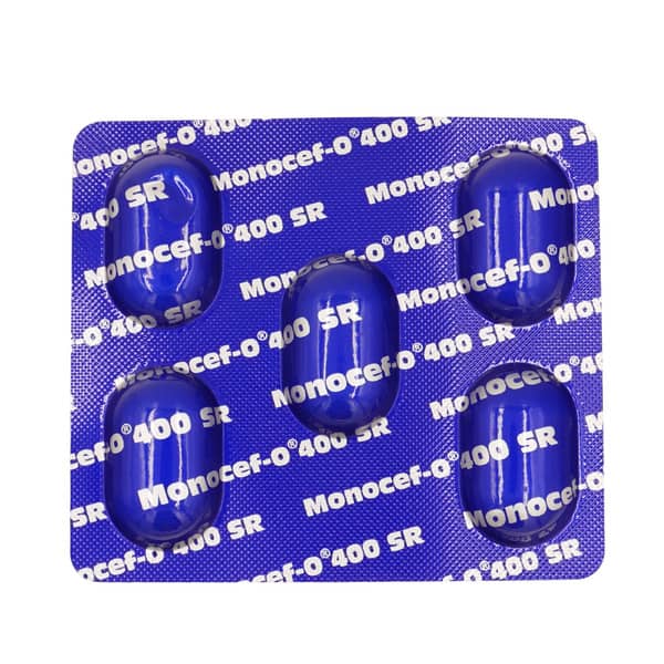 Monocef O Sr 400mg Strip Of 5 Tablets