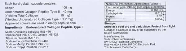 Collashine Uc Strip Of 10 Capsules