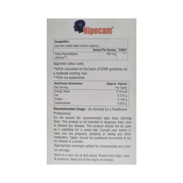Hipocam 450mg Strip Of 10 Tablets