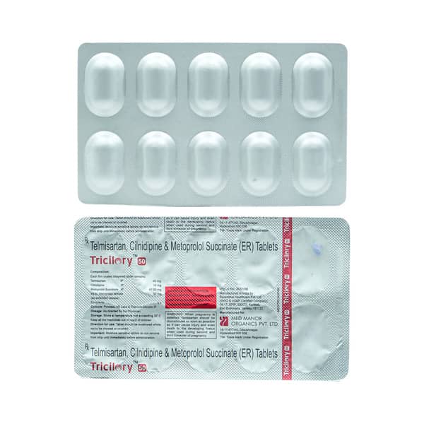 Tricilory 50mg Strip Of 10 Tablets