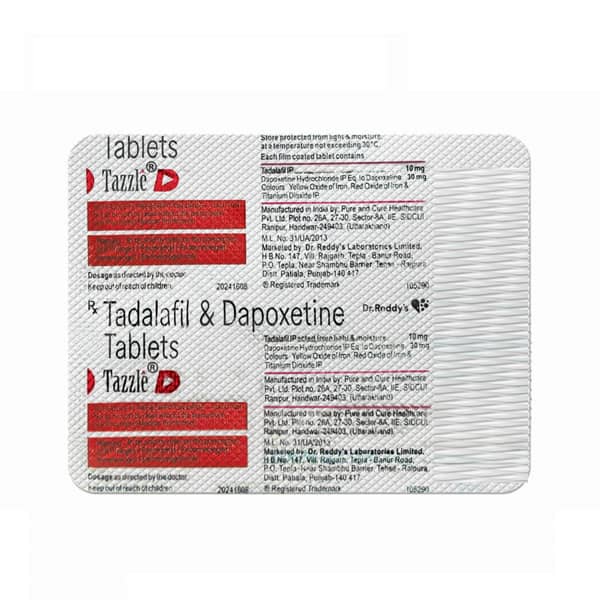 Tazzle D 10/30mg Strip Of 4 Tablets