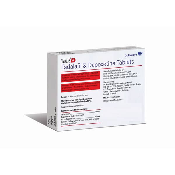 Tazzle D 10/30mg Strip Of 4 Tablets