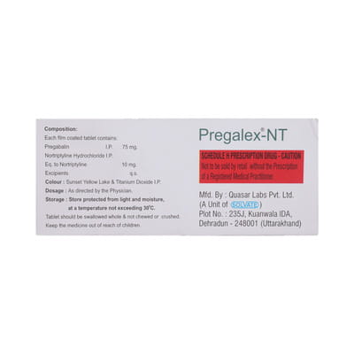 Pregalex Nt Strip Of 10 Tablets