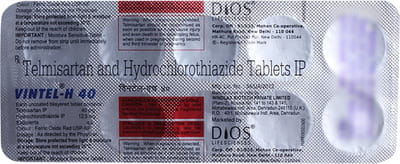 Vintel H 40mg Strip Of 15 Tablets