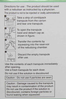 Salbair I Neb 0.63mg 2.5ml Packet Of 5 Transpules