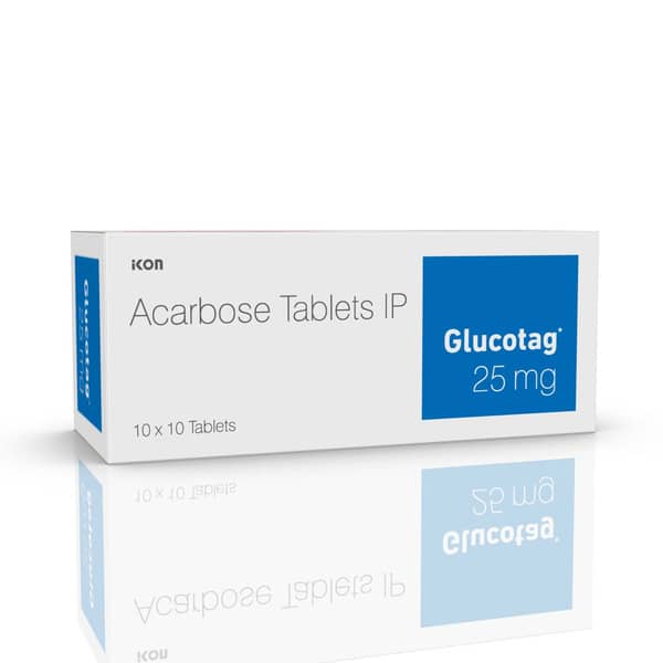 Glucotag 25Mg Strip Of 10 Tablets