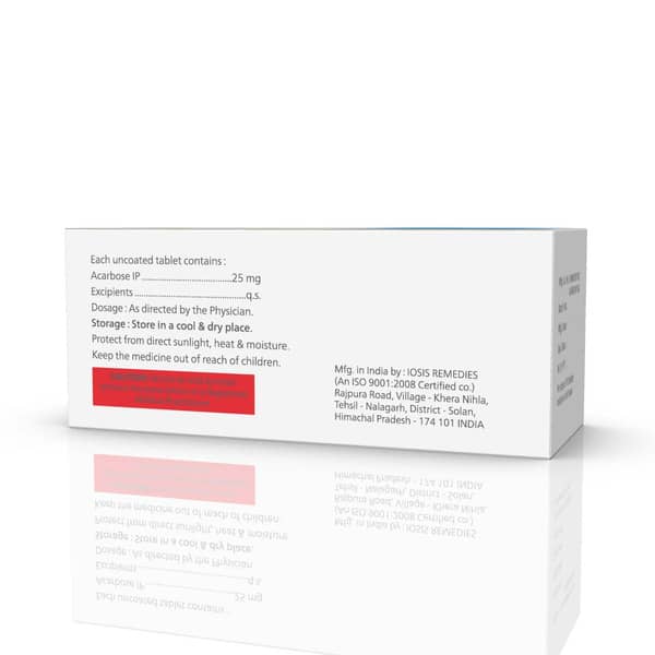 Glucotag 25Mg Strip Of 10 Tablets