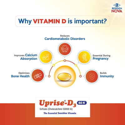 Uprise D3 60k Strip Of 12 Softgel Capsules