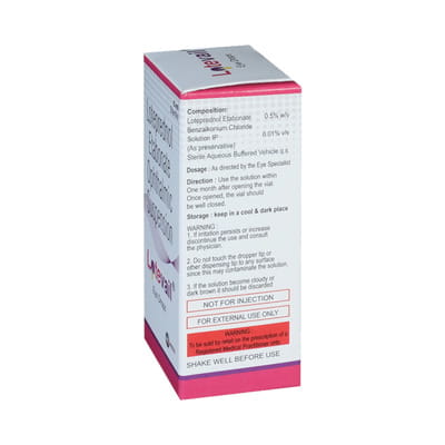 Lotevail Bottle Of 5ml Eye Drops