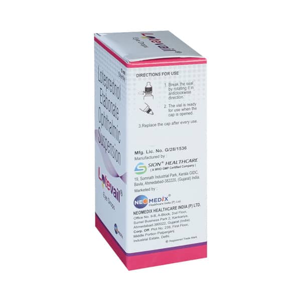 Lotevail Bottle Of 5ml Eye Drops