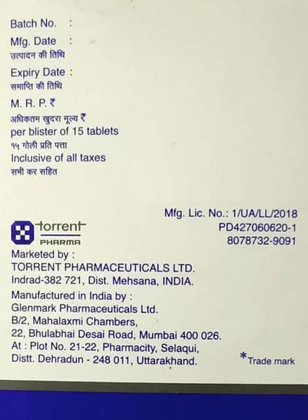 Tenepure M 1000mg Strip Of 15 Tablets