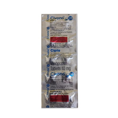 Civono 10mg Strip Of 10 Tablets